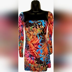 Beautiful Colorful Print Peacock Art Tunic/Dress? 🦚